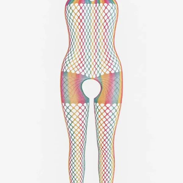 بادی فانتزی رنگین کمانی یکسره فاق باز