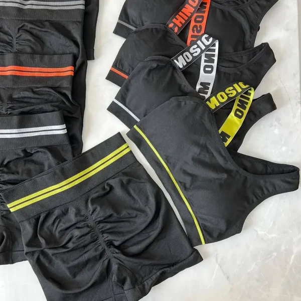 ست نیمتنه و شورتک ورزشی پشت سیملس