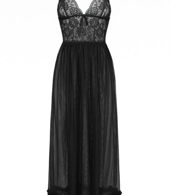 لباس خواب بلند مشکی ویتاریتا