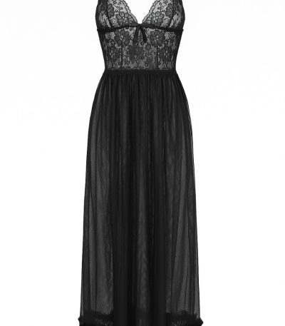 لباس خواب بلند مشکی ویتاریتا