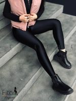 لگ براق مشکی کمر پهن فیتن