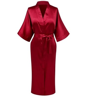 روبدوشامبر بلند ساتن برند اِما EMA